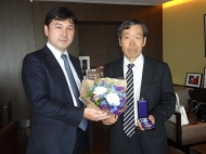 平成２６年春の叙勲　矢田歩が瑞宝小綬賞を授章