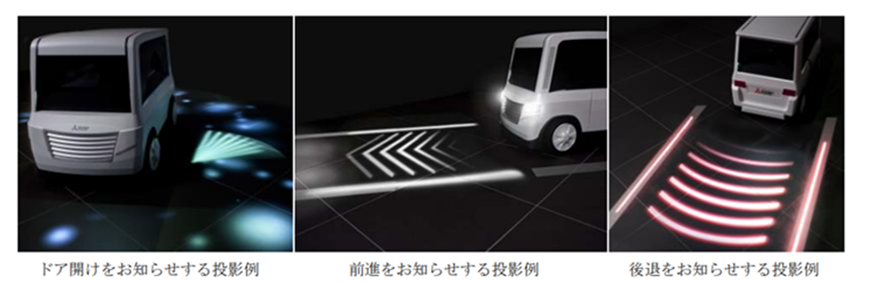 映像装置付き自動車